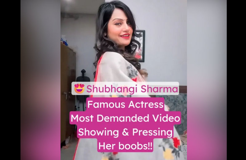 Famous Actress Shubhangi Sharma Nude Viral Teasing Big Boobs & Nipples