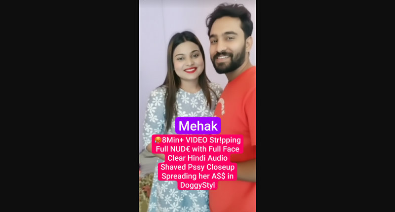Instagram Model MEHAK Nude with Full Face Tango Live Boobs Pressing, Pussy Closeup Tease