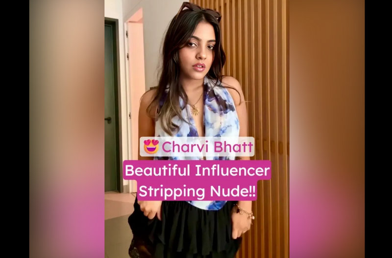 Charvi Bhatt Nude Leaked Stripping Showing Tits and Rubbing Pussy