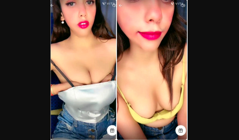 BELLA SHUKLA Famous Model Nude Trending Teasing Boobs with Full Face On Tango Live