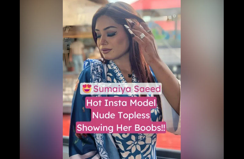 Hot Insta Model Sumaiya Saeed Nude Leaked Topless Big Boobs Giving Handjob