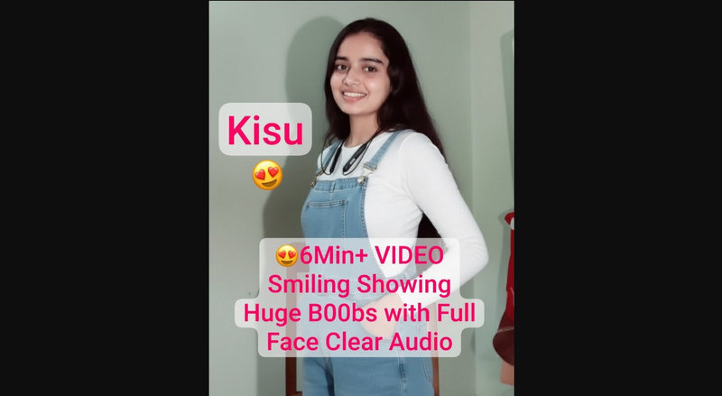 Hot Snapchat Influencer Kisu Nude Leaked Exclusive Chamet LIVE Smiling & Teasing her Huge Tits with Full Face