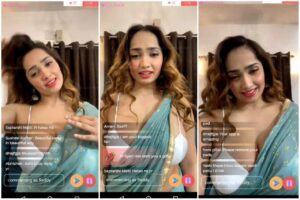 Aditi Mistry Leaked Hot In Sari Teasing Big Boobs Video